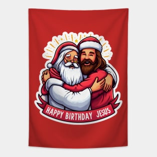 Happy Birthday Jesus Tapestry