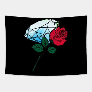 Diamond and rose Tapestry