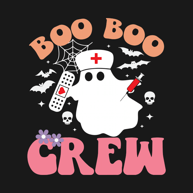 Boo Boo Crew Nurse Shirts Halloween Nurse Shirts for Women by mo designs 95