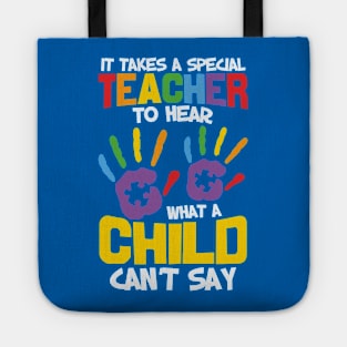 Autism Awareness - It takes a Special Teacher Tote