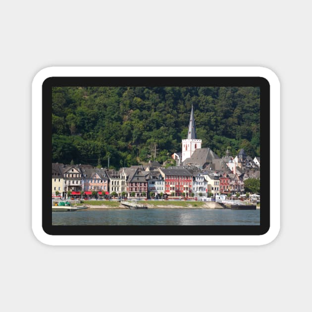 Old town, St. Goar, Rhineland-Palatinate, Germany, Rhine, Middle Rhine Magnet by Kruegerfoto