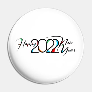 Happy 2022 New Year Pin