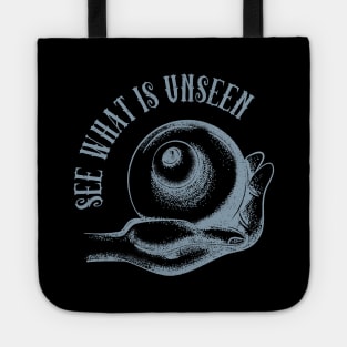 Mystic Eye In Hand Vintage Illustration Eyeball Tote