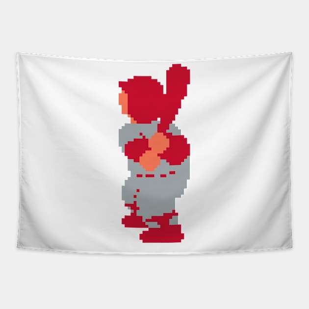 RBI Baseball Batter - Boston Tapestry by The Pixel League