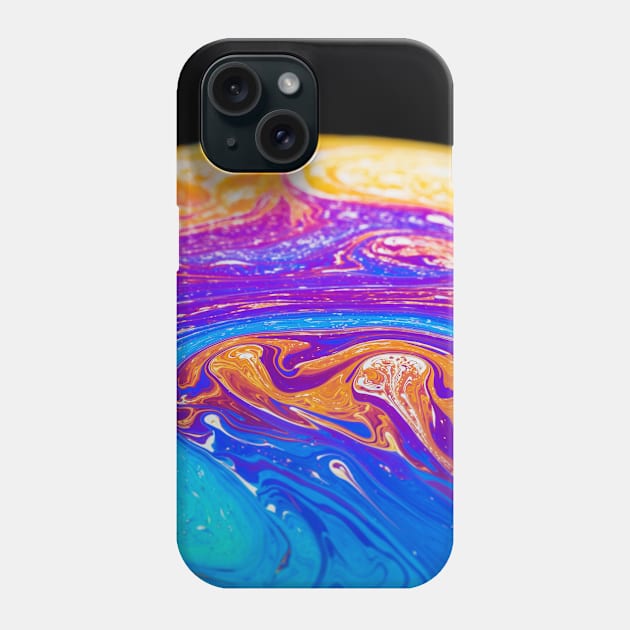 Soap Bubble Close Up Phone Case by philippemx