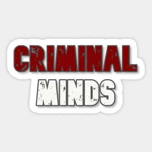 zugzwang Criminal Minds sticker Sticker for Sale by zoyabokhari