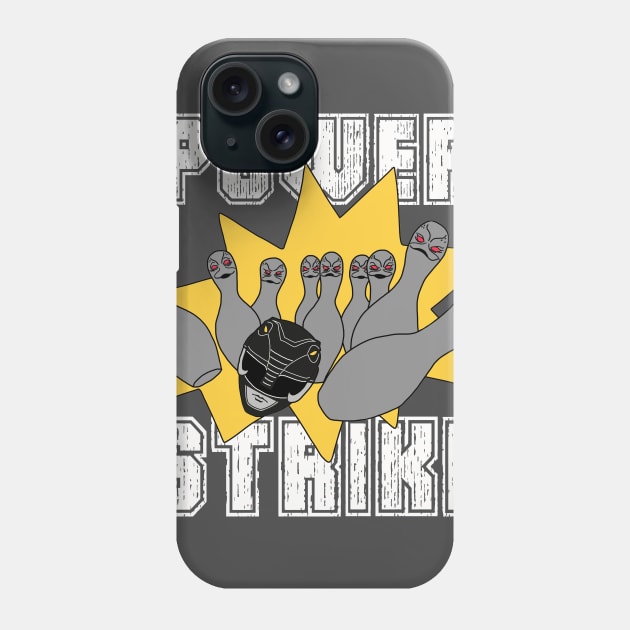 Power Strike! - Black Phone Case by SimplePeteDoodles