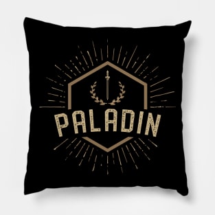 Paladin Character Class Tabletop Roleplaying RPG Gaming Addict Pillow