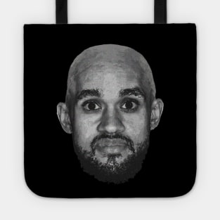 Bald Derrick White Funny Vintage Face Tote