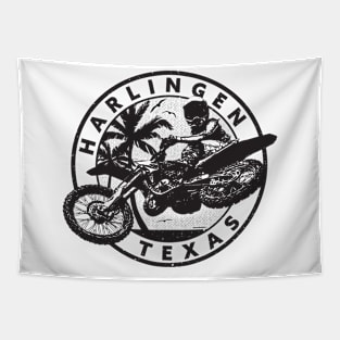 Harlingen Motocross Rider Texas Tapestry