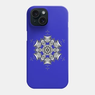 19C Unique Black White Abstract Mandala Phone Case