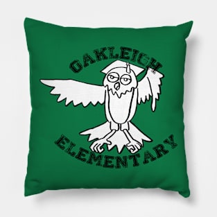 Oakleigh elementary graduate vintage lettering Pillow