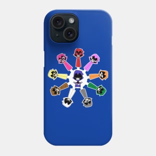 Raven's Emoticlones Phone Case