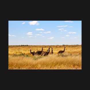 Emus in the Outback! T-Shirt