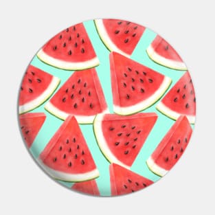 Watercolor Watermelon Pattern Pin