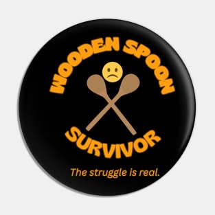 Wooden Spoon Survivor Pin