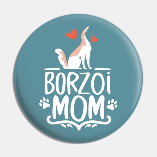 Borzoi-Mom Pin