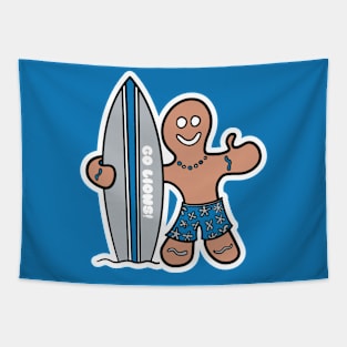 Surfs Up for the Detroit Lions! Tapestry