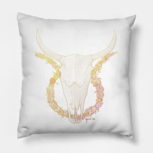 Taurus Skull - Full Colour Pillow