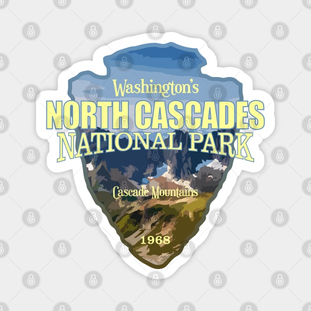 North Cascades NP (arrowhead) Magnet by grayrider