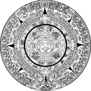 Mayan Calendar Magnet