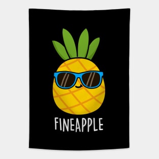 Fineapple Cute Pineapple Pun Tapestry