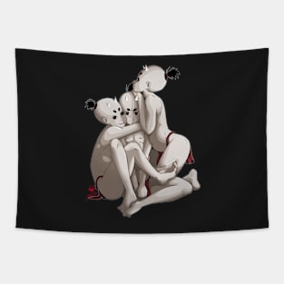 Demon Boy's Group Hug Tapestry