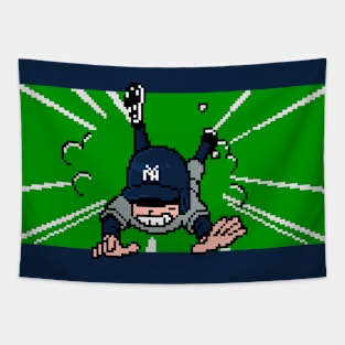 8-Bit Baseball Slide - New York Tapestry