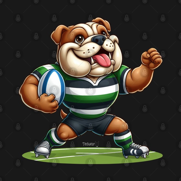 Rugby Bulldog by Tedwear