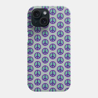 Mint Green Peace Signs Phone Case