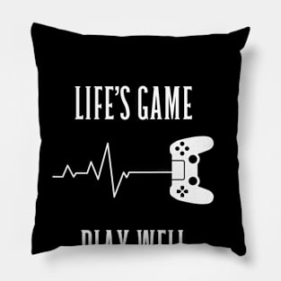 Life's Game Play Well Pillow