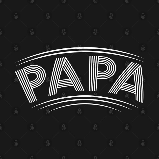 Papa Retro Style Father’s day gift for Funny Papa Grandpa by azmirhossain