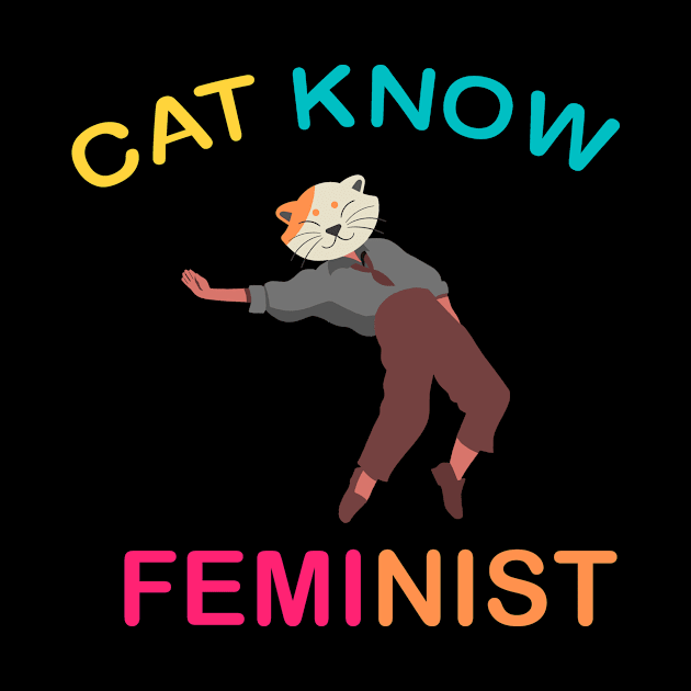 Cat Know Feminist by 29 hour design