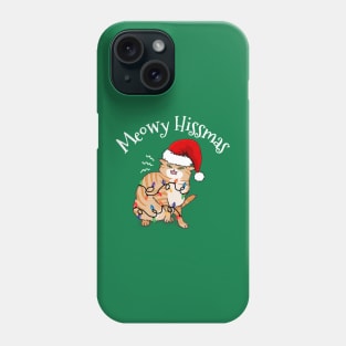 Meowy Hissmas / Funny Christmas Shirt / Christmas Cat Shirt / Funny Christmas Gift for Cat Lover / Merry Christmas Cat / Holiday Cat Phone Case