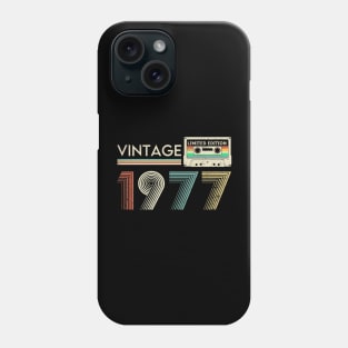 Vintage 1977 Limited Cassette Phone Case