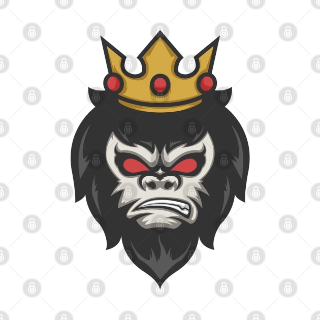 The true King - Gorilla by Shirtbubble