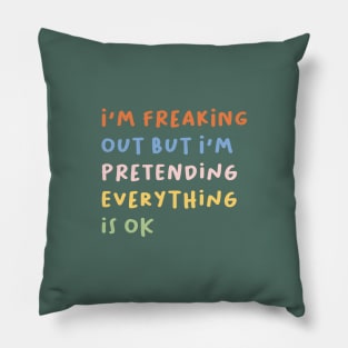 freaking out II Pillow