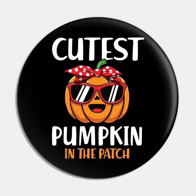 Cutest Pumpkin In The Patch Halloween Costume Pin by HCMGift