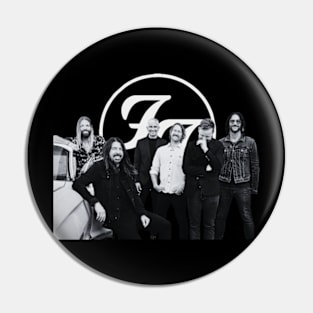 Fighters the foo band Pin