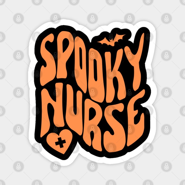 Spooky nurse, Halloween Magnet by Project Charlie