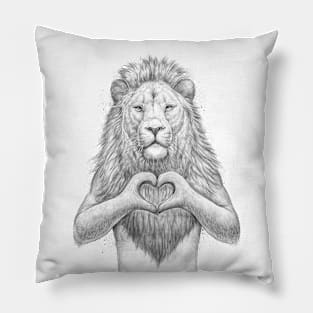 Lion with love Pillow