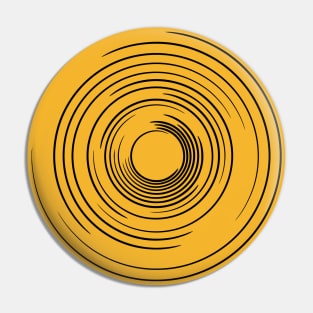 Sound Wave Ripple // Minimalist Design Pin