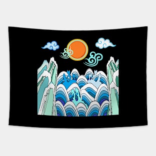 waves Tapestry