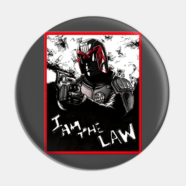 Judge Dredd Pin by sapanaentertainment