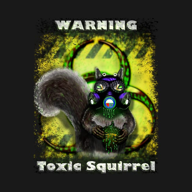 Toxic Squirrel by asaiphoto