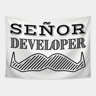 Senior Developer | Software Engineer Shirts | Nerd Coders Tapestry