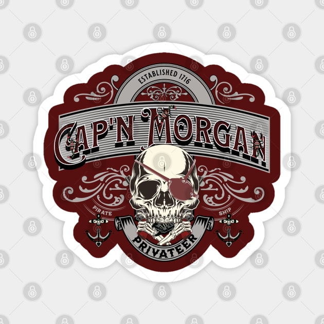 Captain Morgan Magnet by Bootylicious