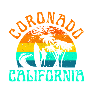 Coronado California Beach Surf Summer Vacation Girl Vintage Sweatshirt T-Shirt