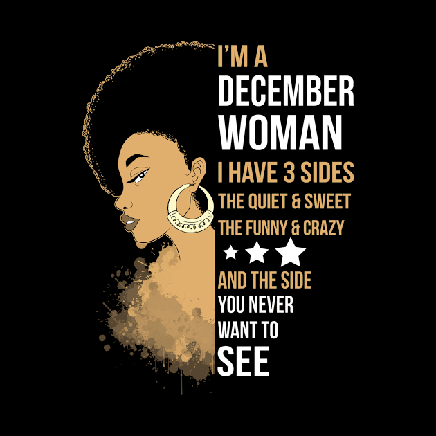 I'm A Strong Melanin December Woman by FilerMariette