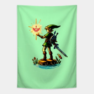 Timeless Gaming Adventure: Whimsical Art Prints Featuring Classic Games for Nostalgic Gamers! Tapestry